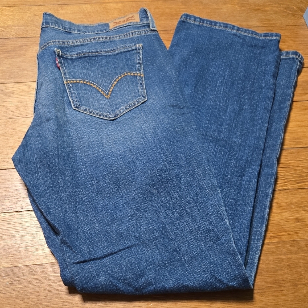 Levi's Blue Straight Leg Jeans